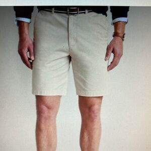 Vineyard Vines 9” Breaker solid Short Mens Size 28 Stone Cotton Stretch NWT